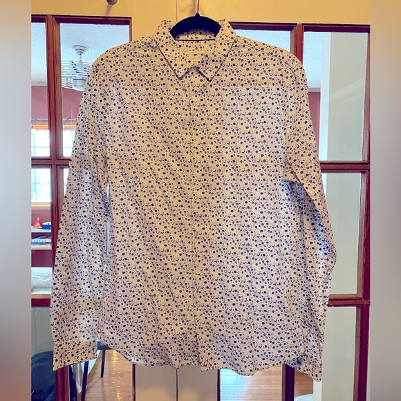 Ikks Floral Pattern Button Down - Picture 1 of 4